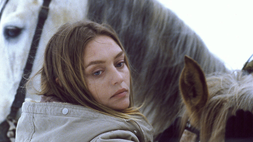 L'Intrus (The Intruder) by Claire Denis, actress Yekaterina Golubeva with horses