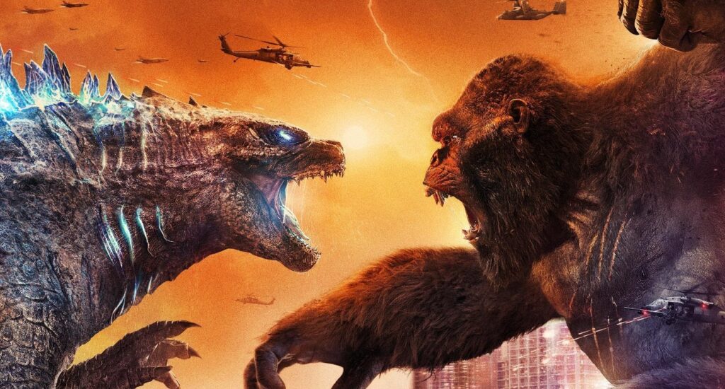Godzilla faces off against King Kong in Godzilla vs. Kong