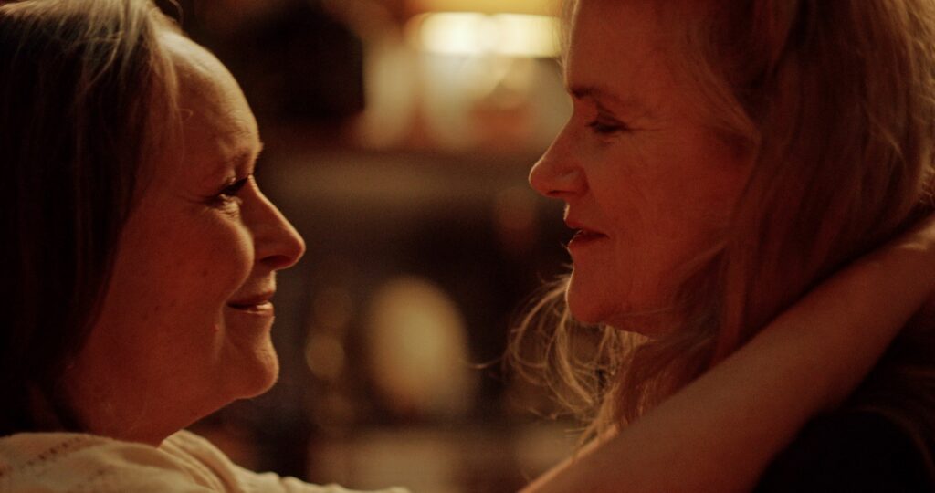 Martine Chevallier and Barbara Sukowa star as Madeleine and Nina in lesbian film Two of Us