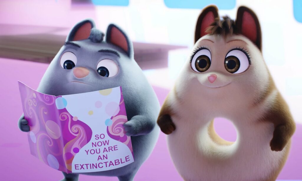Adam Levine and Rachel Bloom voice donut-shaped critters in Sky Cinema animation EXTINCT