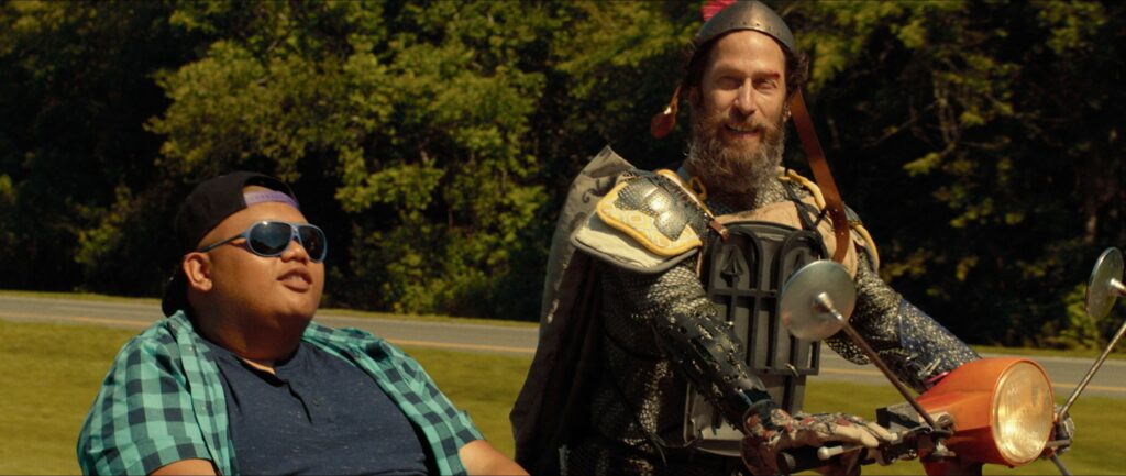 Jacob Batalon and Tim Blake Nelson in The True Don Quixote