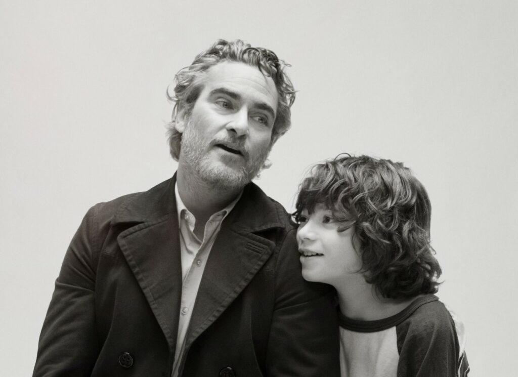 Joaquin Phoenix and Woody Norman in A24 C'mon C'mon