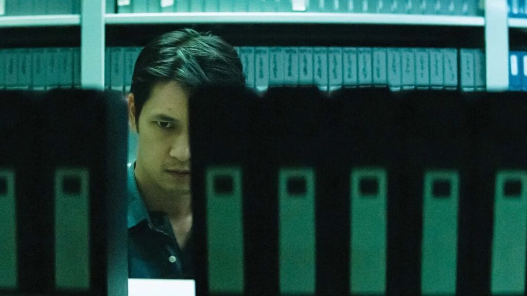 Harry Shum Jr. as James in Broadcast Signal Intrusion