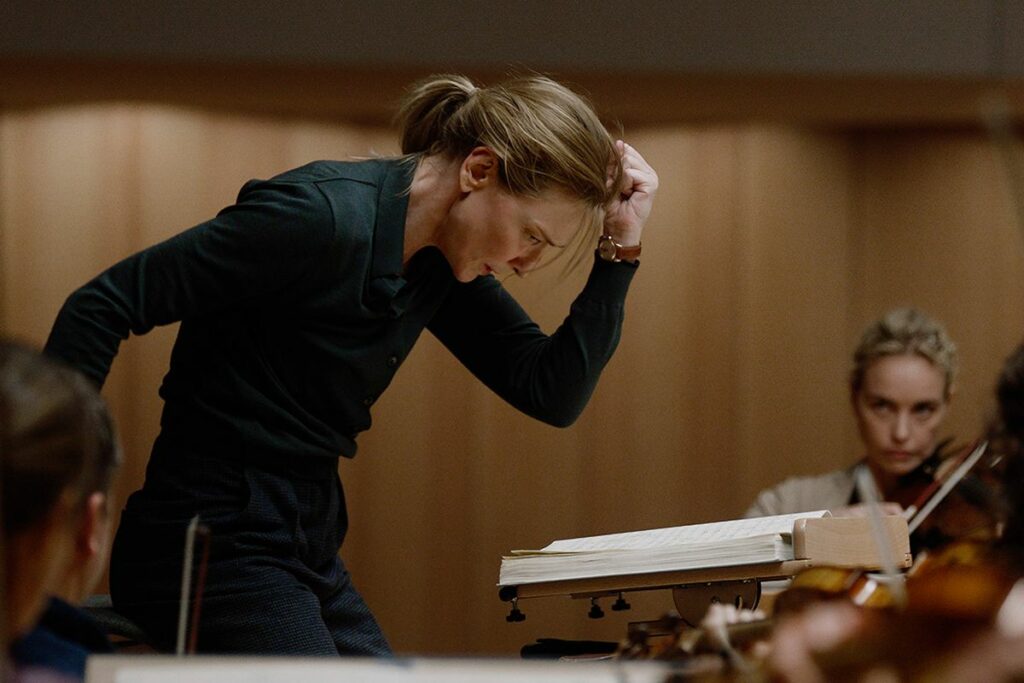 cate blanchett as lydia tar conductor in todd field film